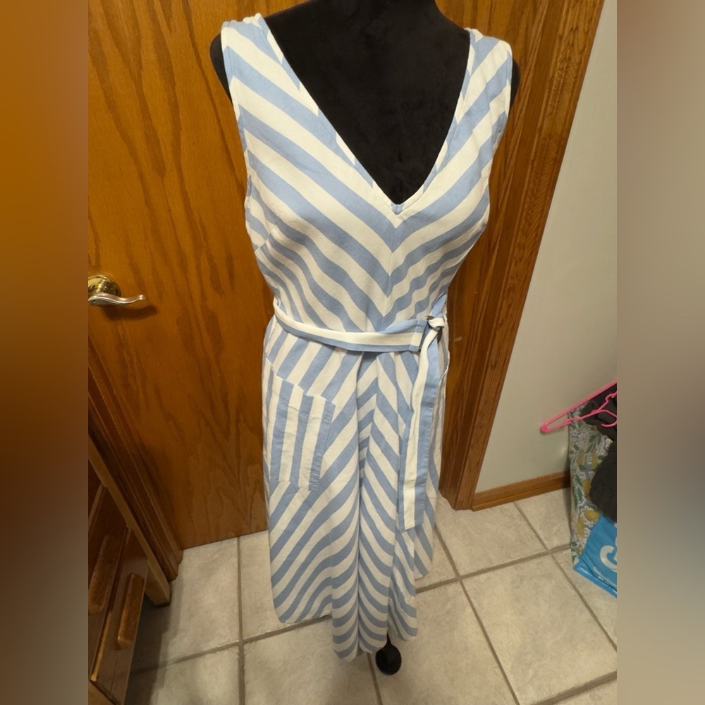 Kate Spade Deck Stripe Midi Dress size 12 - Picture 8 of 16